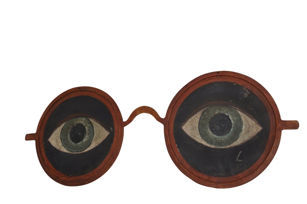 19th Century Optician Store Sign