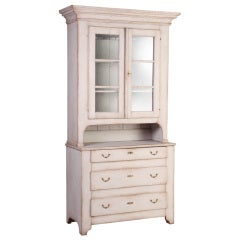 Antique Gustavian China Cabinet