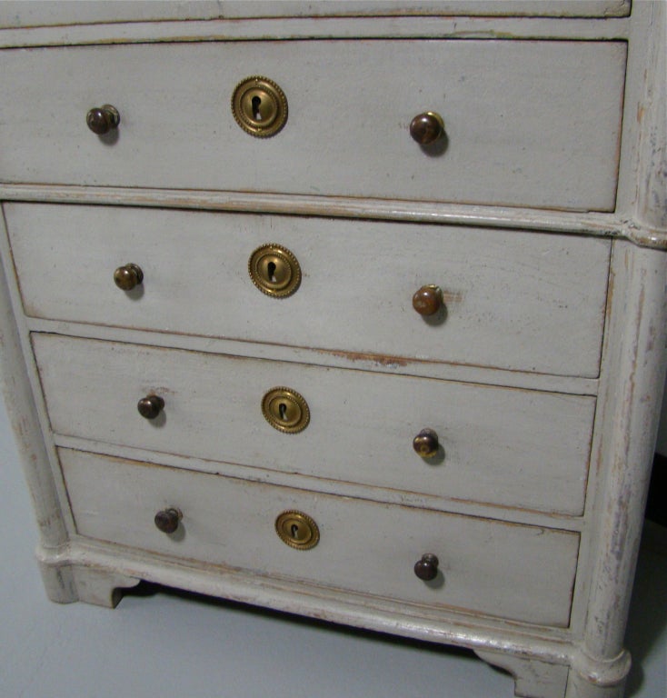 Tall Gustavian Kitchen Chest of Drawers 2