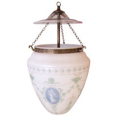 French Opaline Lantern