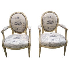 Pair of Period French Armchairs