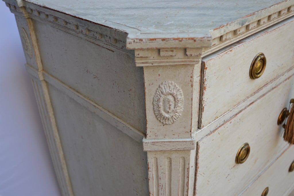 Wood Gustavian Chest of Drawers, Sweden