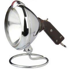 Art Deco  Machine Age Unity Spot "Head" Lamp with Bakelite Handle