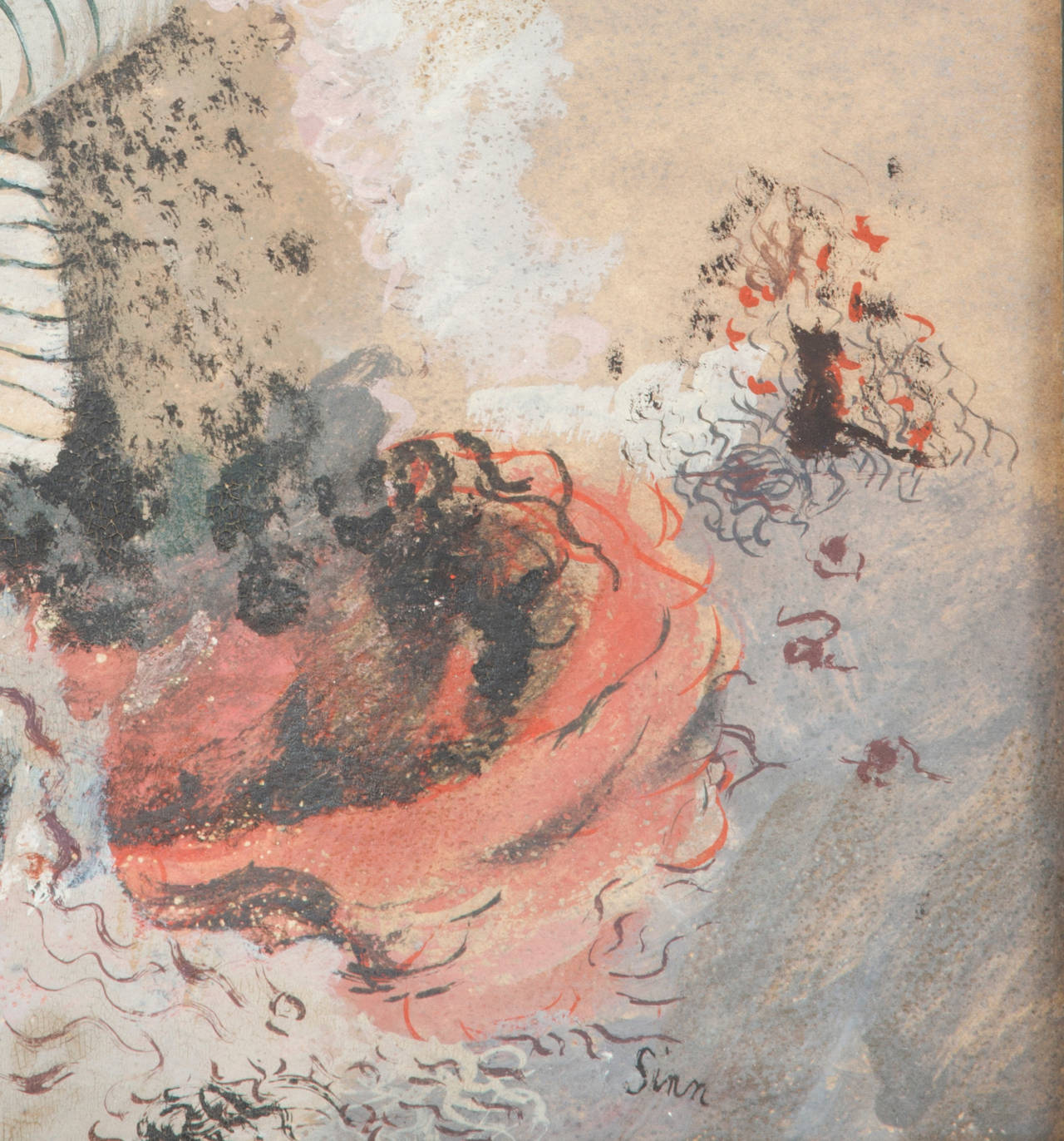 Lady with Ensnared Cat-Sylvia Fein - Peinture de Karl Priebe 2