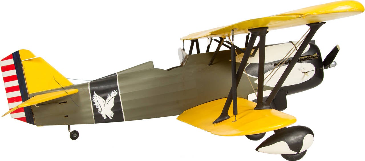 Vintage Model Tether WW1 Biplane 2
