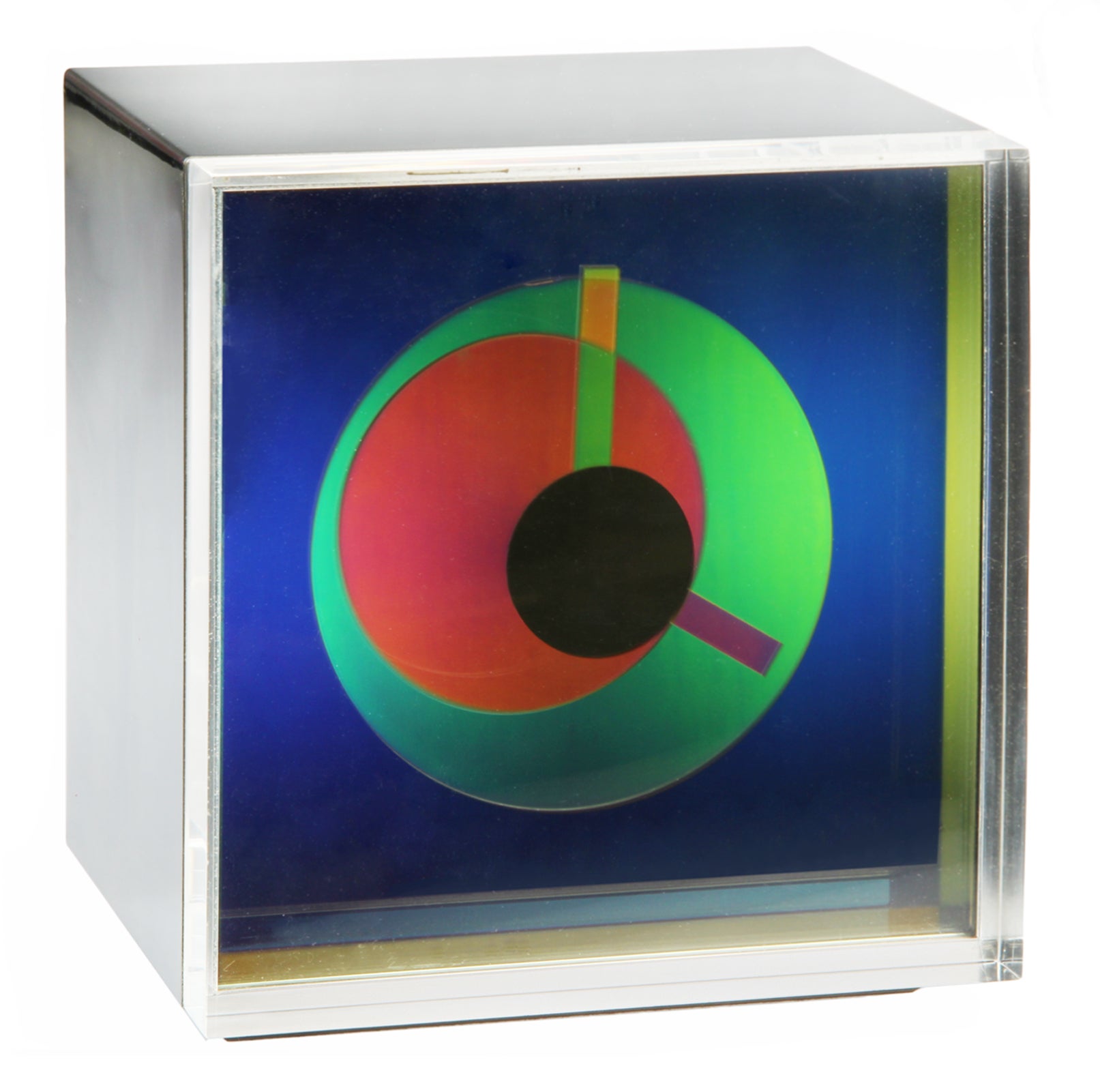 1970's Prisma Optical Modern Clock