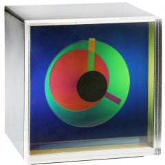 Vintage 1970's Prisma Optical Modern Clock