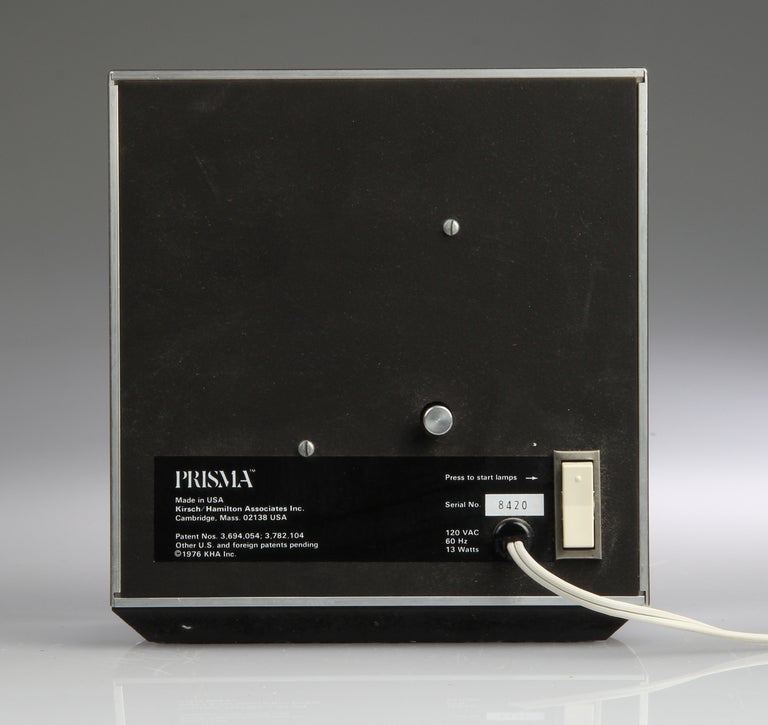 Late 20th Century 1970's Prisma Optical Modern Clock