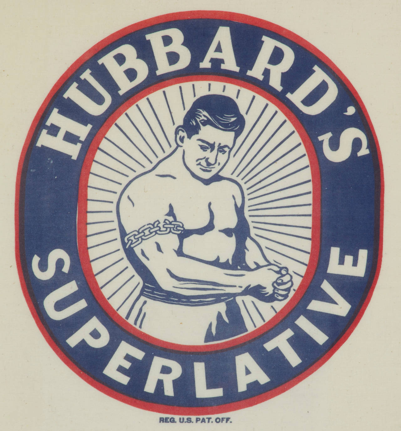 Graphic Framed Hubbard's Superlative Flour Sack 2