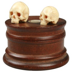 Exquisitely Carved Miniature Human Skulls