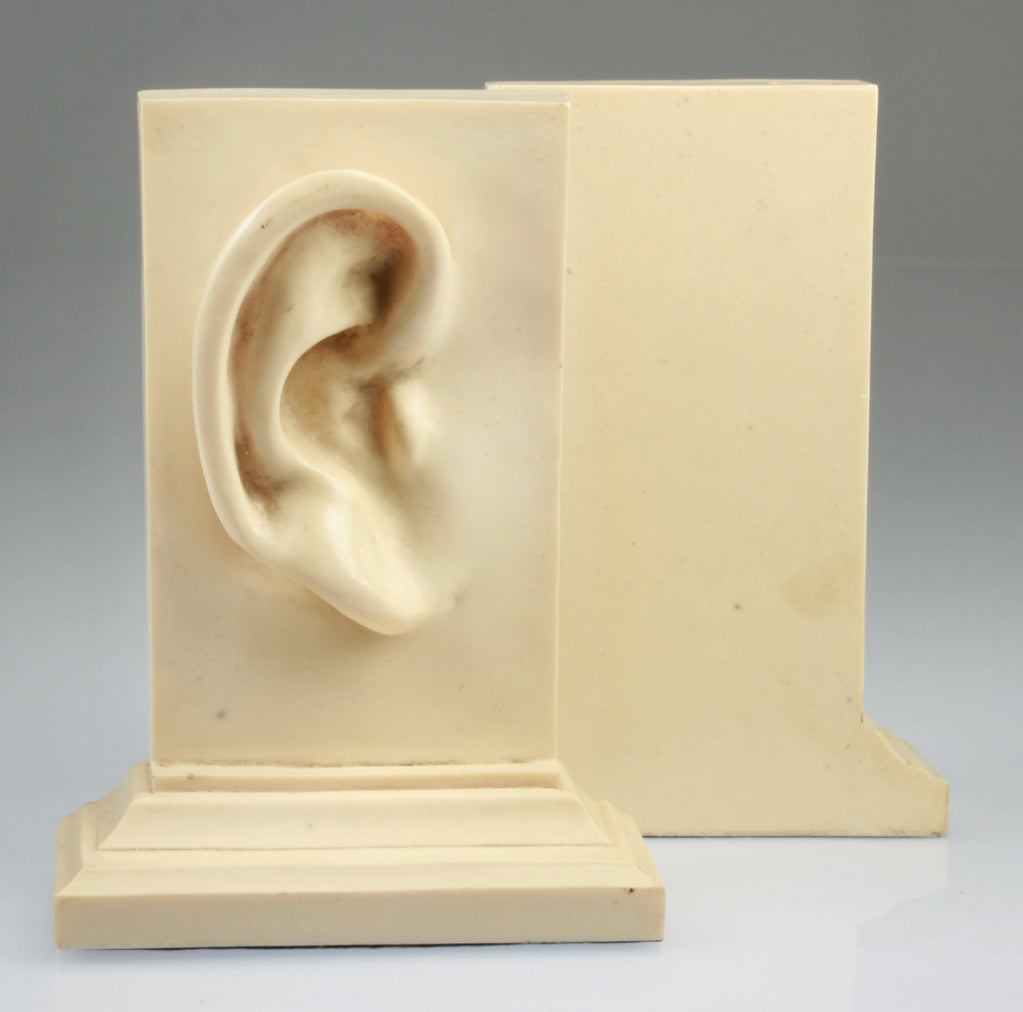 20th Century Unusual  Bookends with Ears