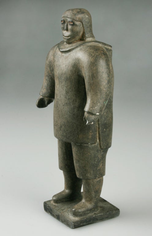 Canadian Inuit Hunter Carving