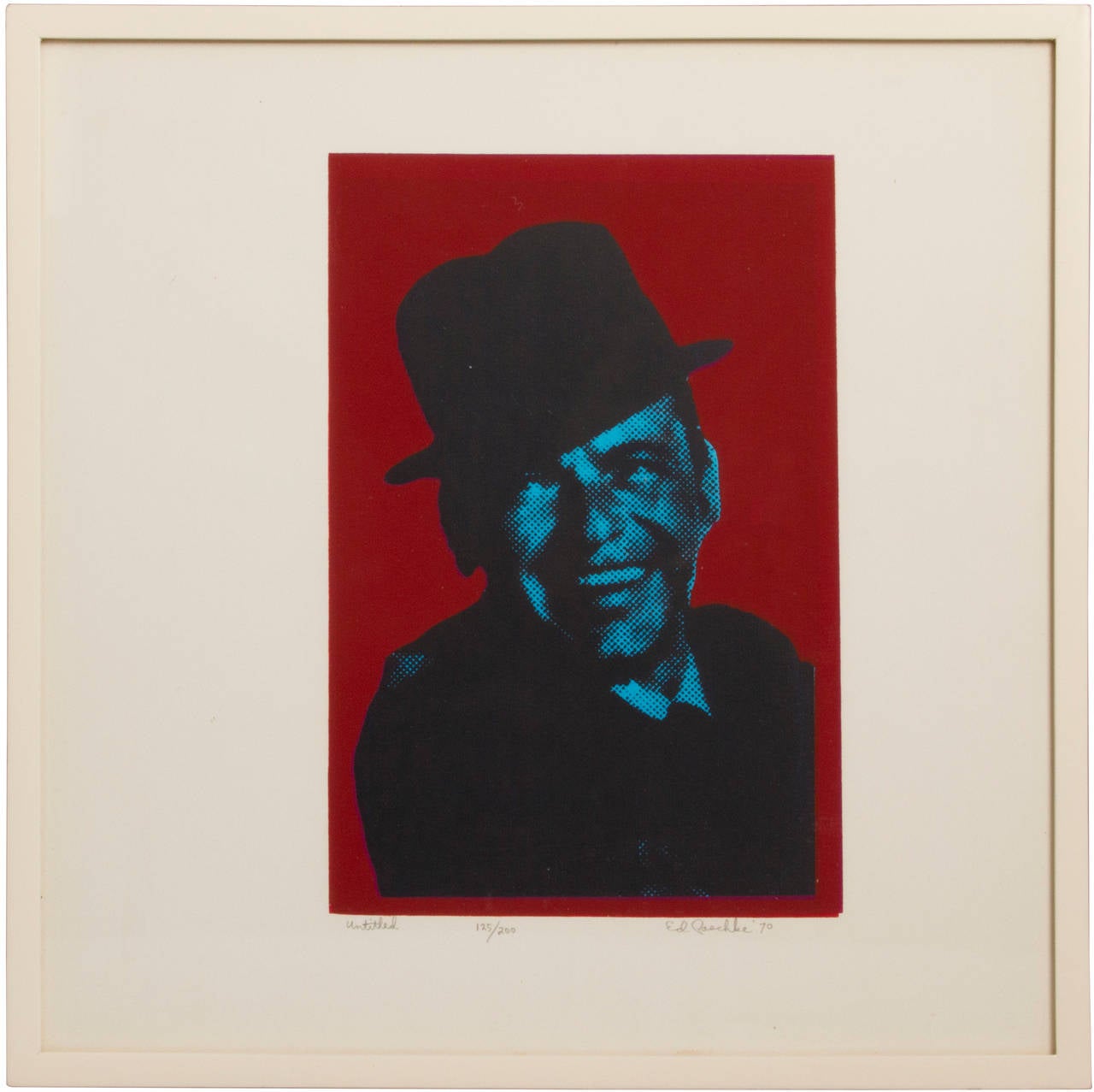 American Frank Sinatra Lithograph by Ed Paschke