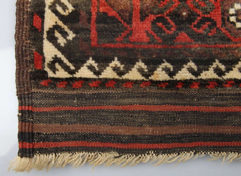 Afghan 19th Century Antique Baluchi Rug For Sale