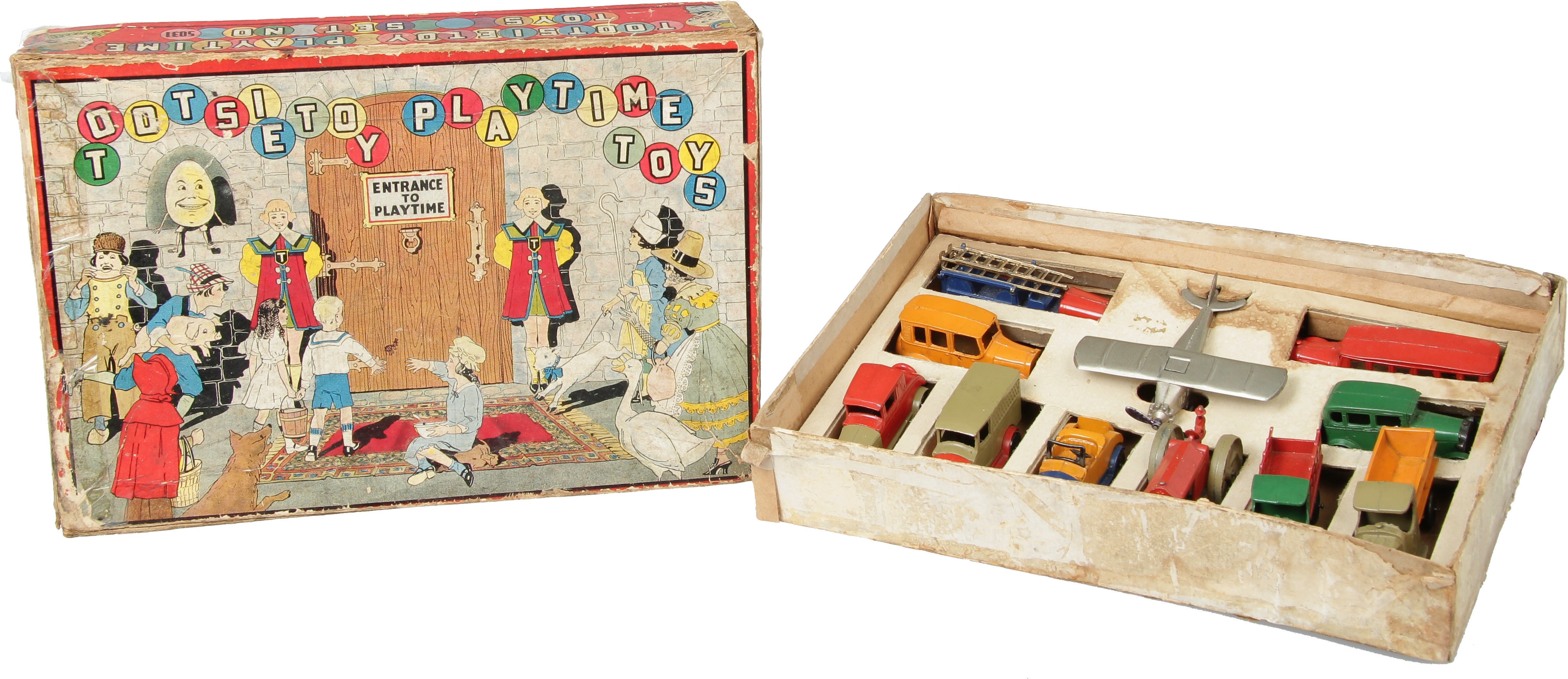 Tootsie Toy 11-Piece Playtime Toys Set No 5031