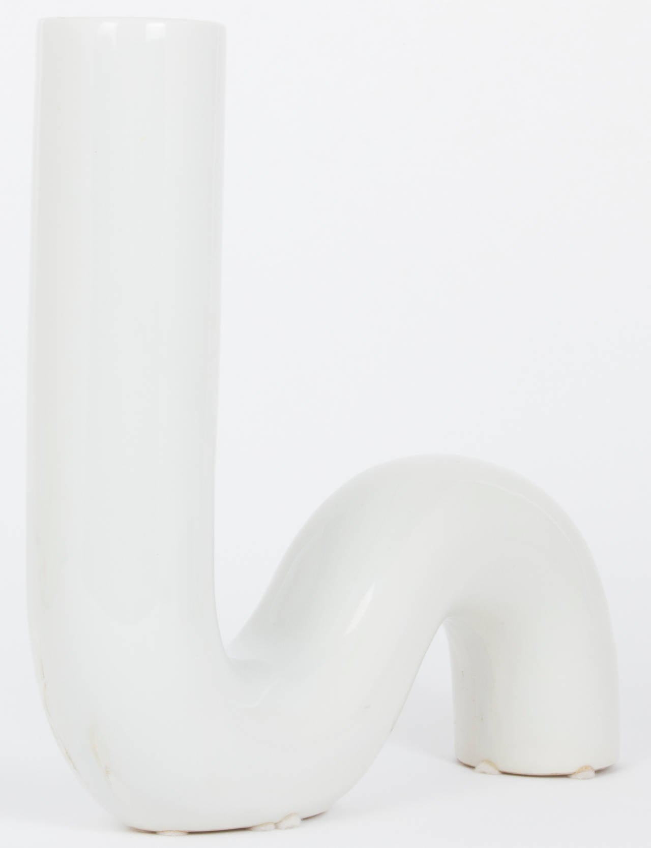Raymor Sculptural Tubular Ceramic Vases 1
