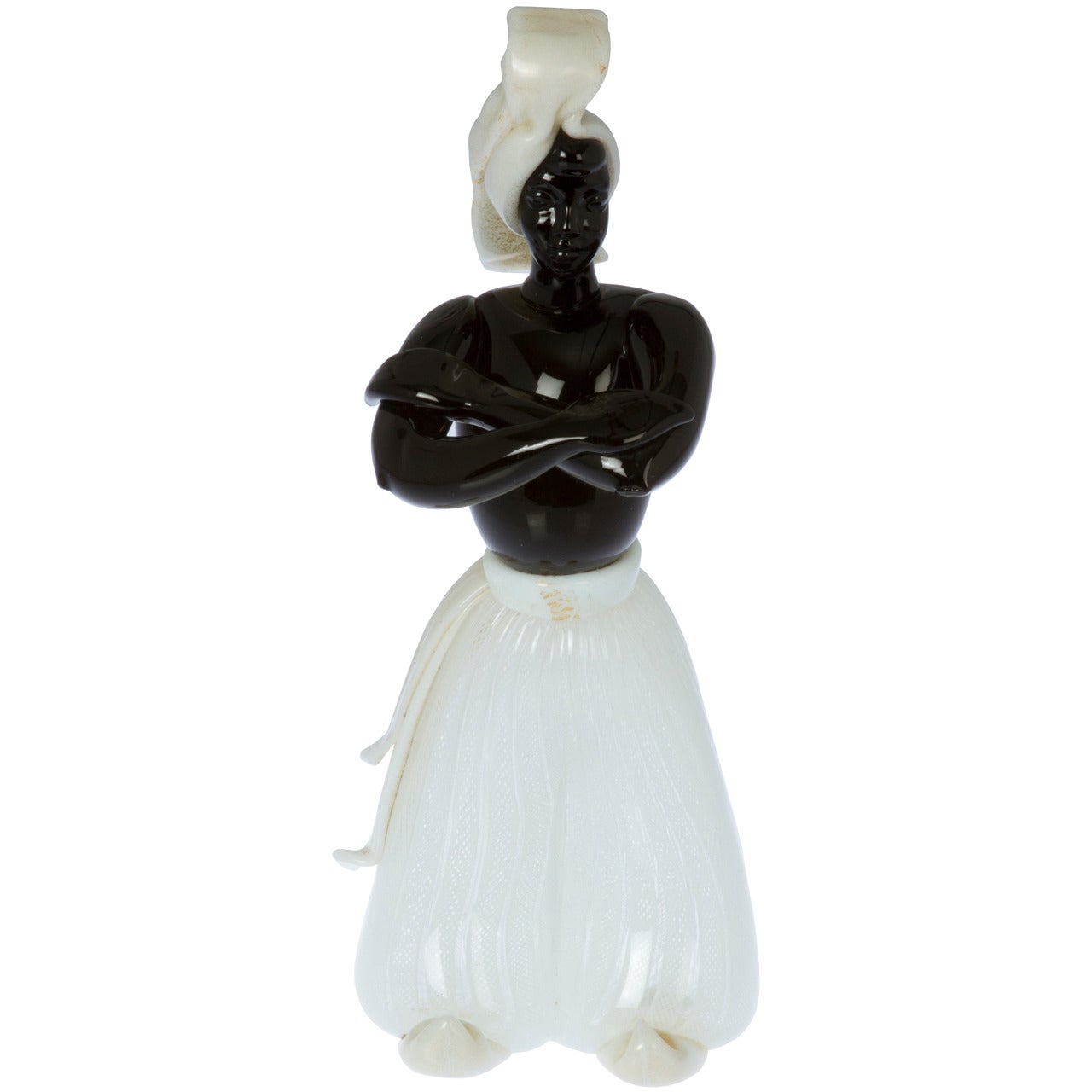 Murano Italian Glass Genie Sculpture For Sale