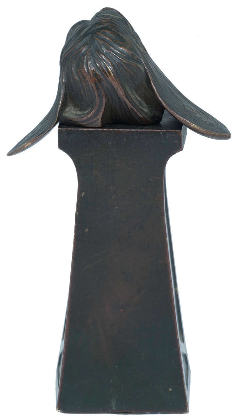 Bronze Art Nouveau Seal 