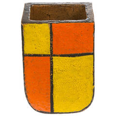 Raymor Ceramic Vase by Aldo Londi