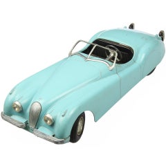 Large 1950's Model Toy Jaguar Roadster