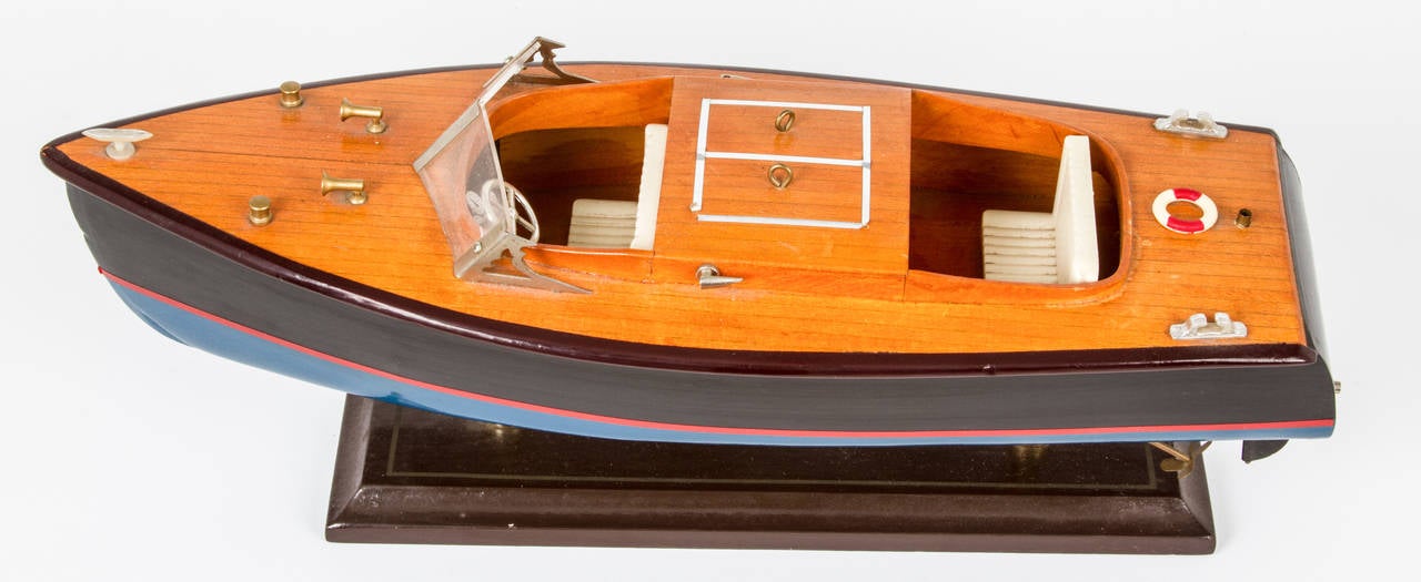 Wood Motor Boat Model 1