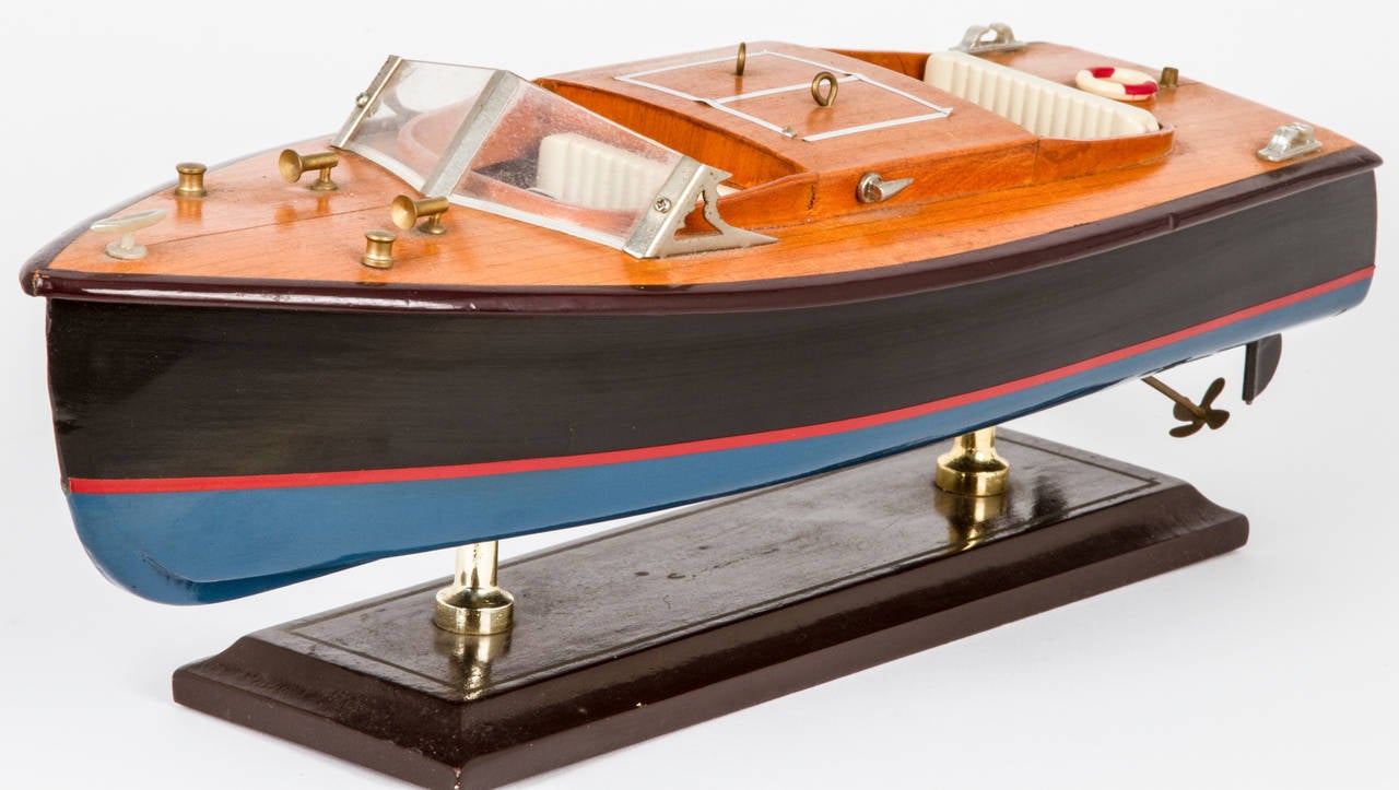 Wood Motor Boat Model 2