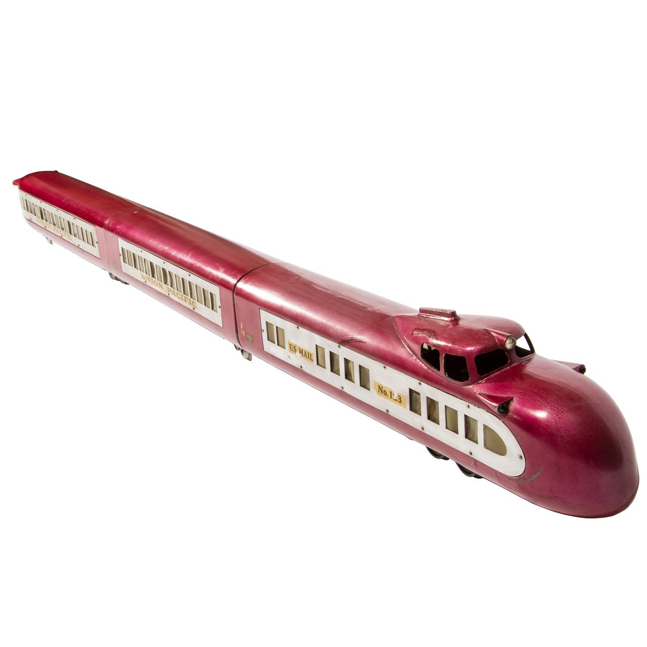 Art Deco Streamlined Union Pacific Model Toy Electric Train