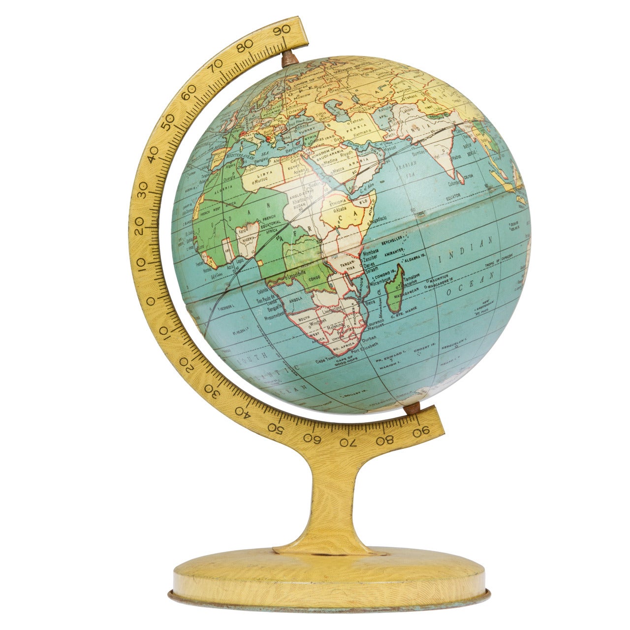 Miniature Tin Globe by J. Chein & Co