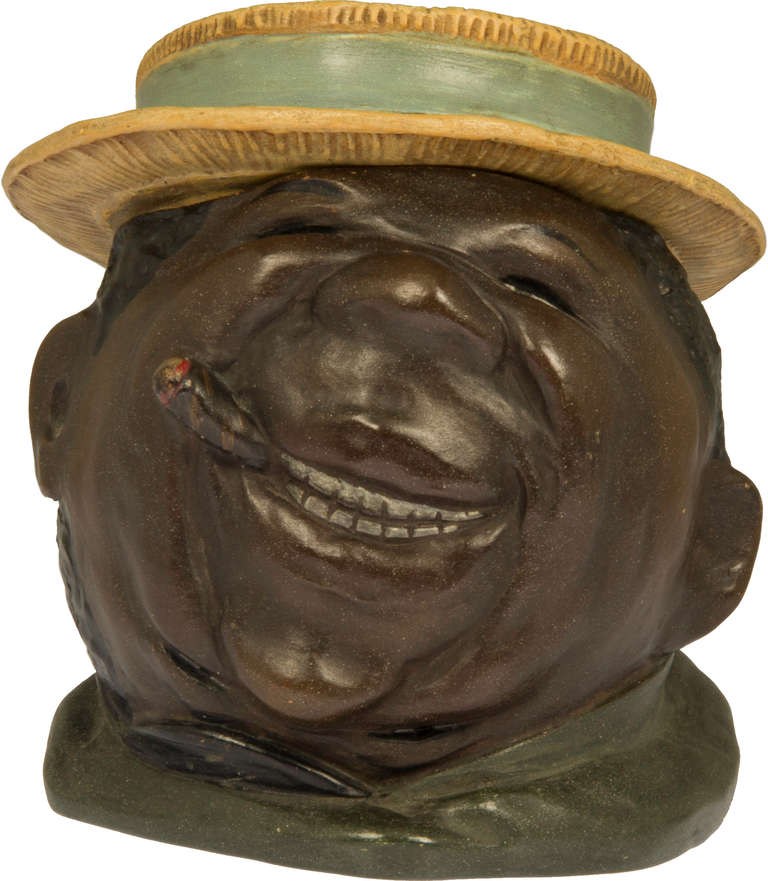 German Figural Humidor In Good Condition In Chicago, IL