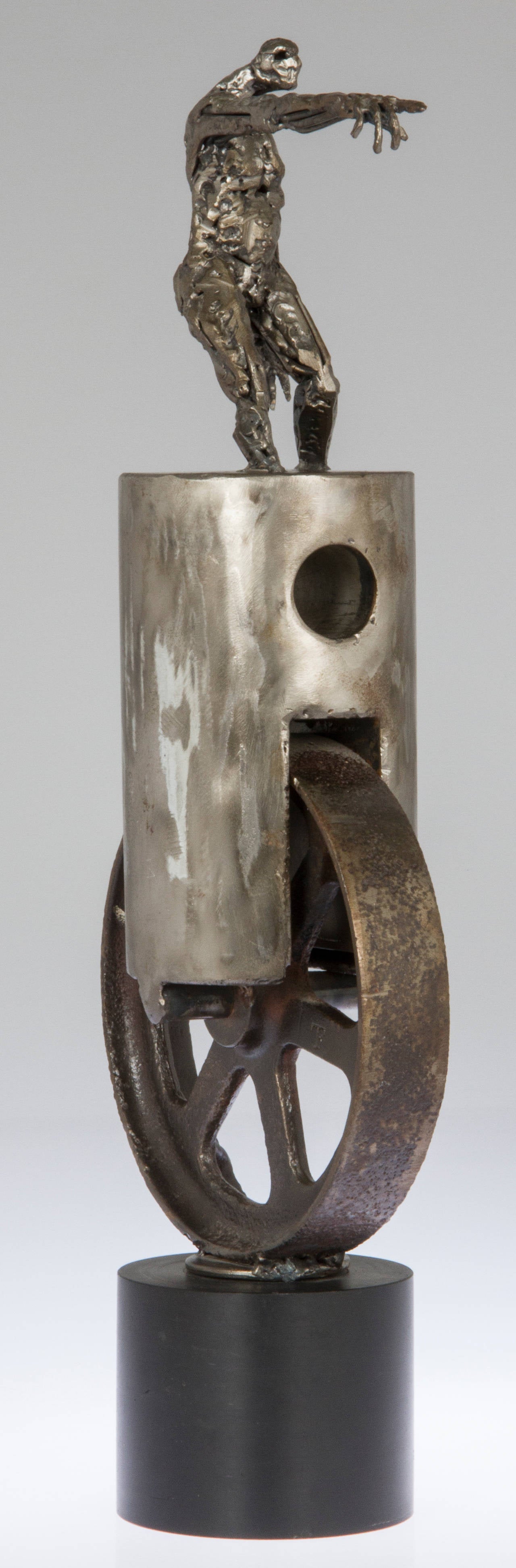 Late 20th Century Theodore Gall Steel Sculpture