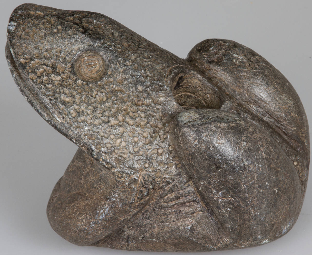 Pair of Two American Indian Frog or Toad Pipes 2
