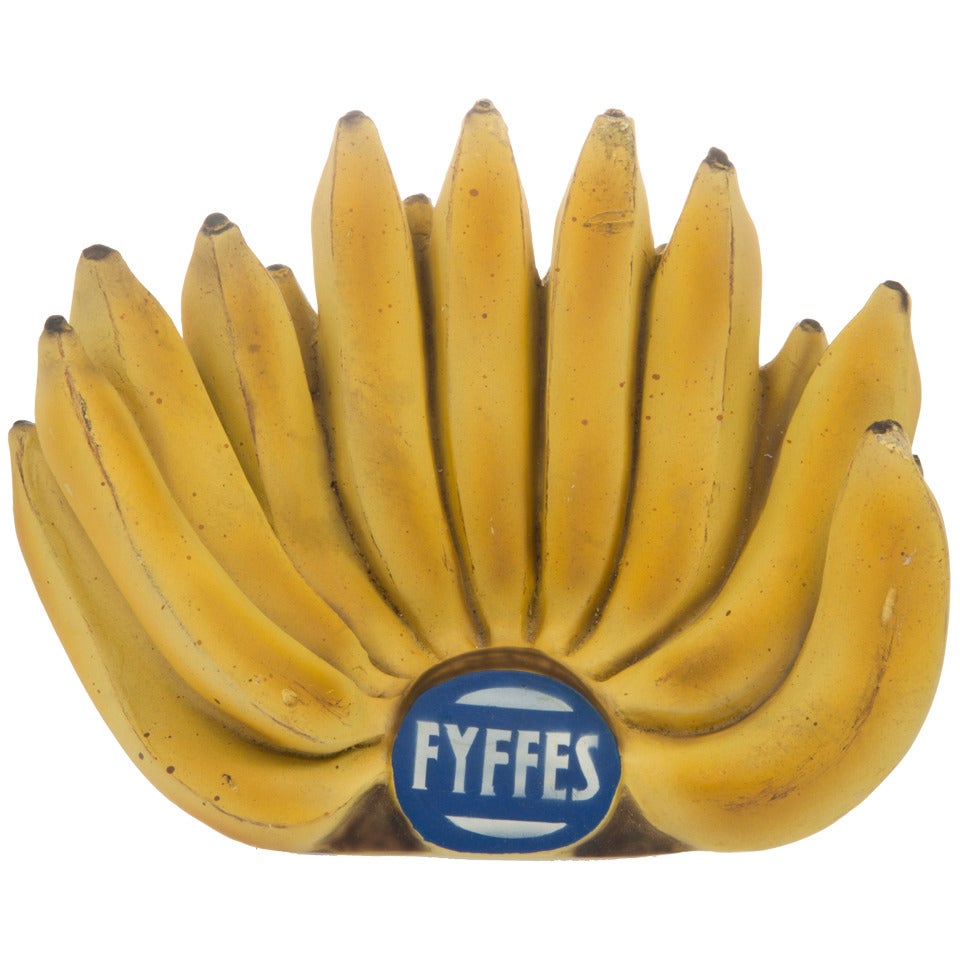 Hand of FYFFES Bananas Advertising Art
