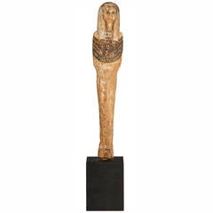 Late Grand Tour Wooden Mummy Effigy