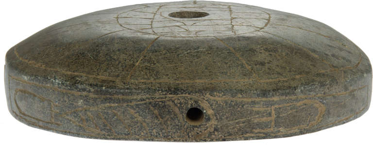 20th Century Sculptural Stone Turtle Pipe