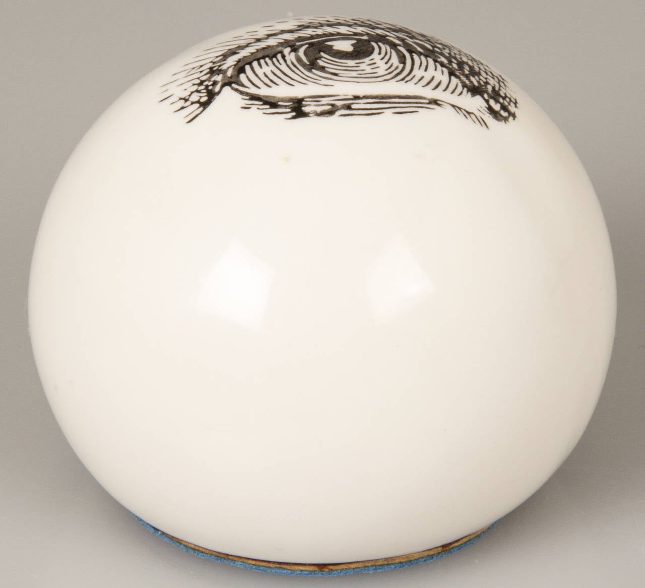 Fornasetti Eyeball Paperweight In Excellent Condition In Chicago, IL