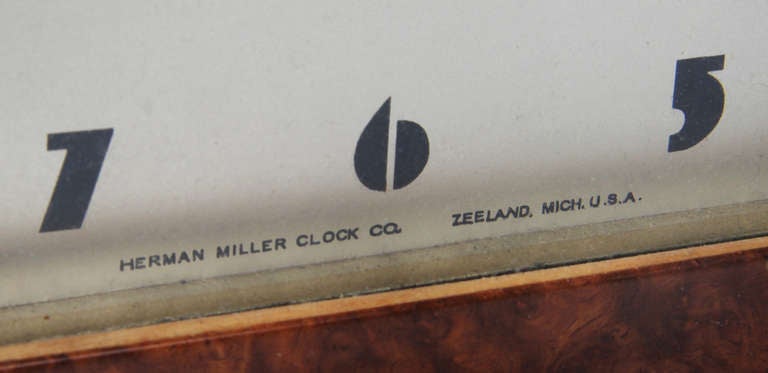 Mid-20th Century Gilbert Rhode Clock for Herman Miller