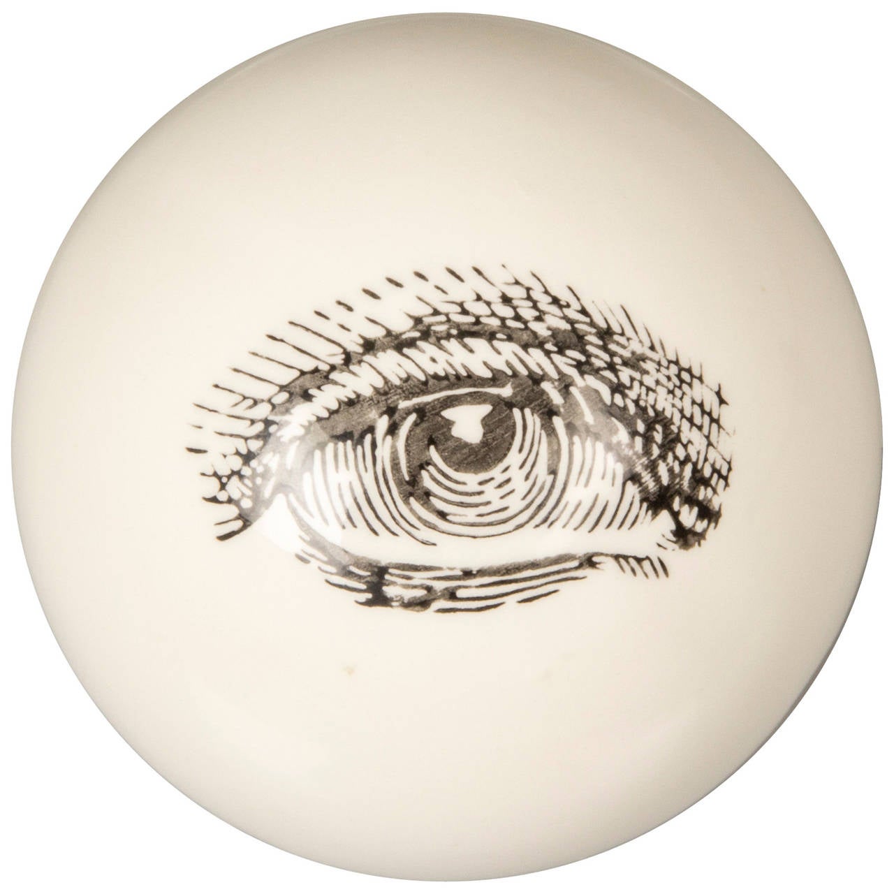 Fornasetti Eyeball Paperweight at 1stDibs