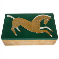 Box with Horse Motif by Waylande Gregory