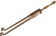 Giant Fireplace Tool with Modernist Figural Handle