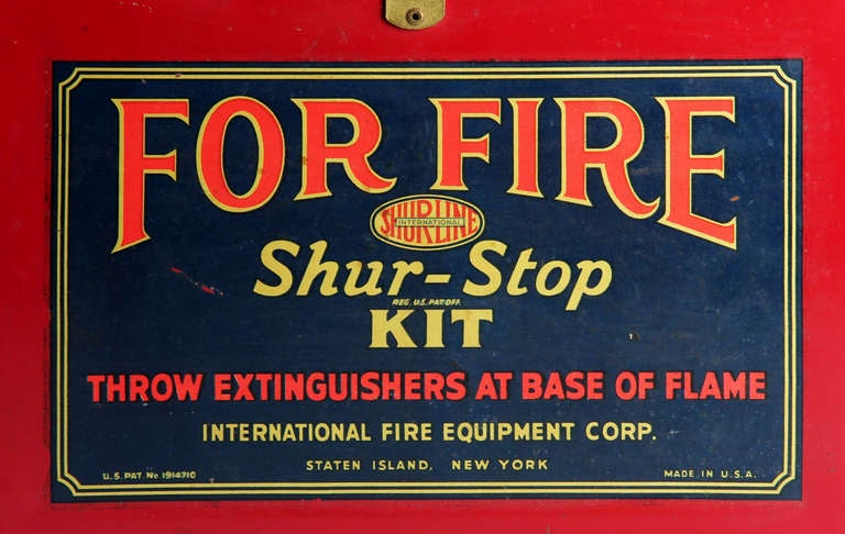 American Shur-Stop Fire Extinguisher Grenade Kit New York