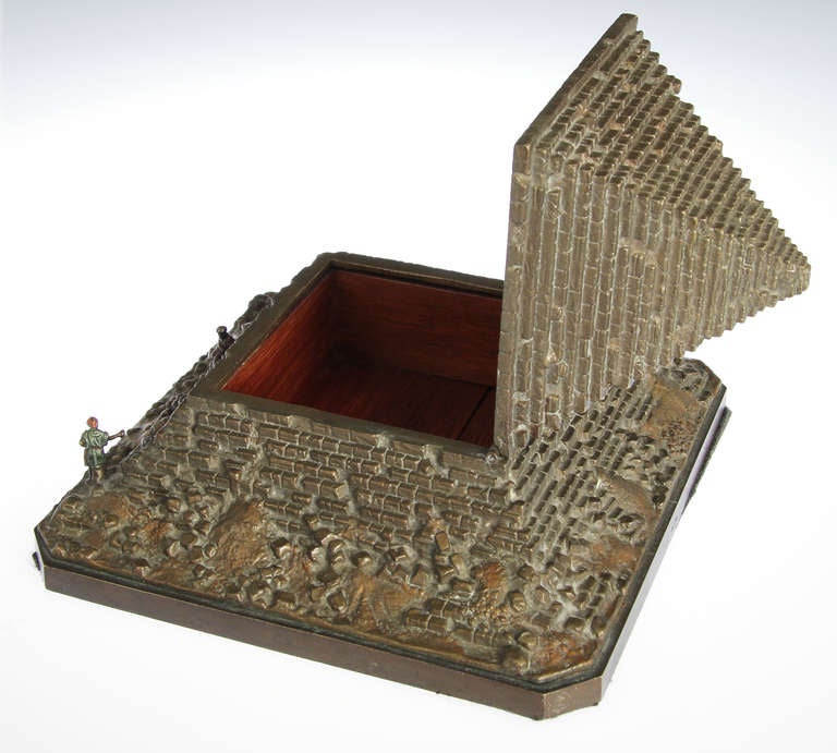 Austrian Bronze Pyramid Box 2