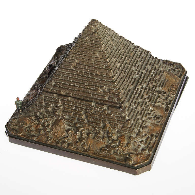 Austrian Bronze Pyramid Box 3