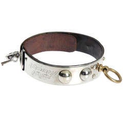 Antique Studded Dog Collar