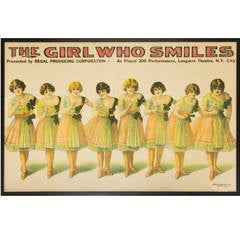 The Girl Who Smiles Show Poster