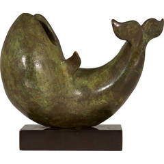 "Bronze Whale, #7" with Rich Patina by Joseph McDonnell