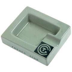 Cubit Art Deco Ashtray by Jean Luce for the S.S.Normandie
