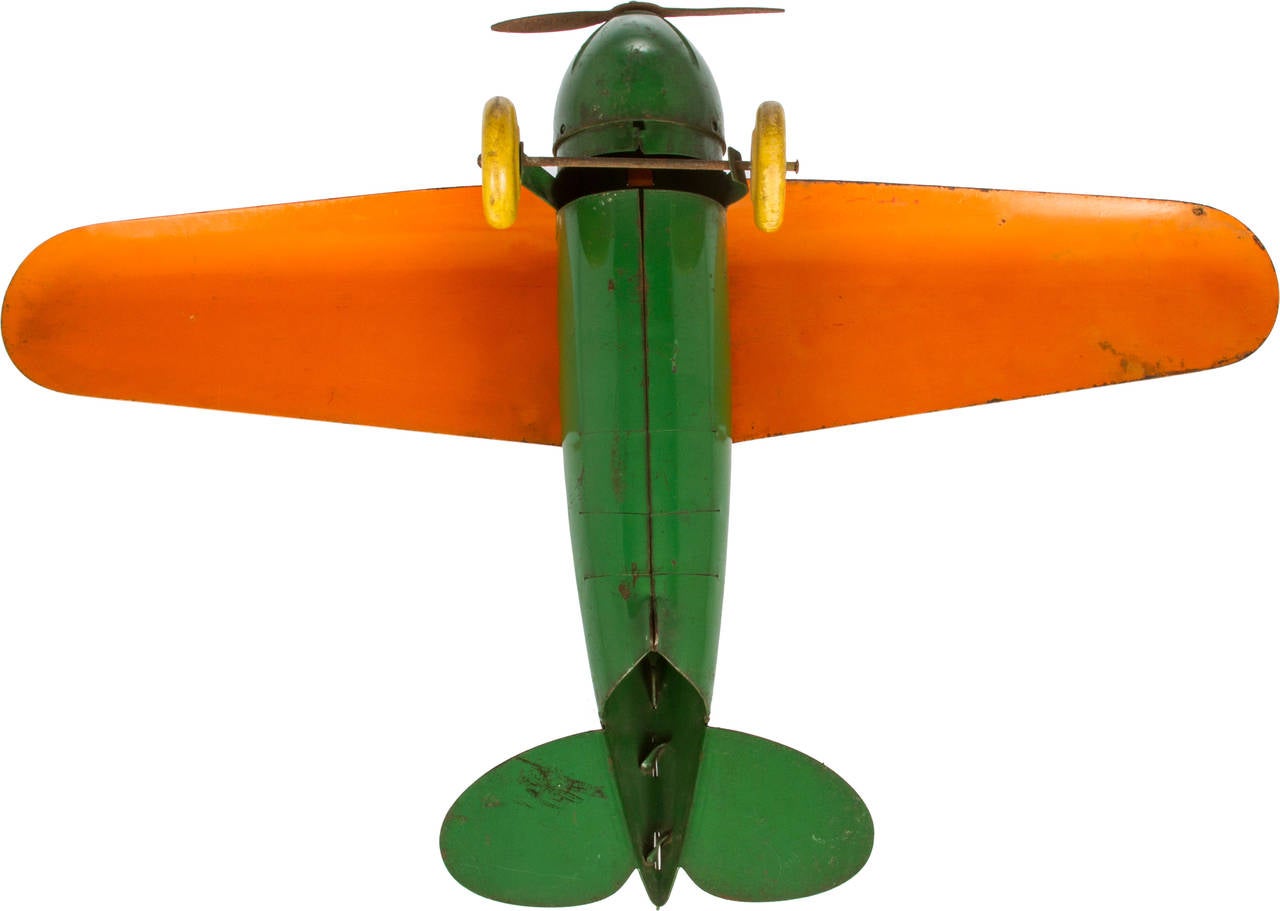 tin toy airplanes