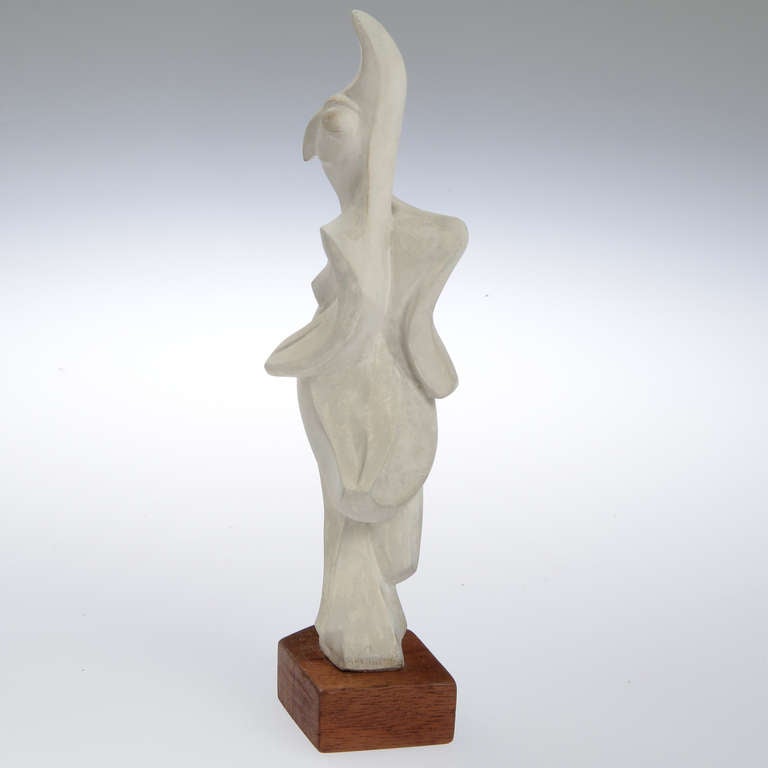 This is an unusual piece, depicting a female bird.