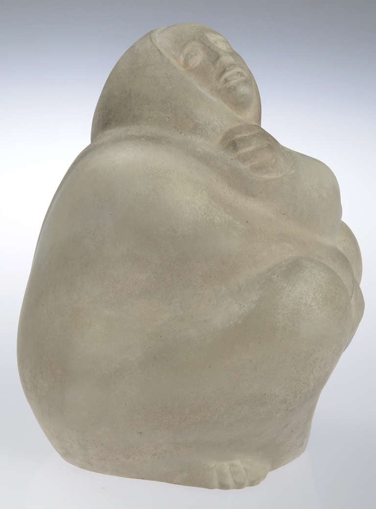 Plaster Female Form  Sculpture by Nina Koch Winkel For Sale