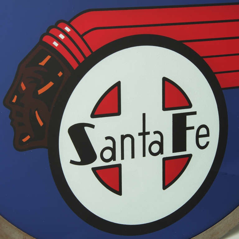 Rare Super Chief  Santa Fe Train Illuminated Sign 1